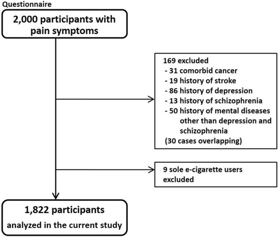 Association between smoking and central sensitization pain: a web-based cross-sectional study