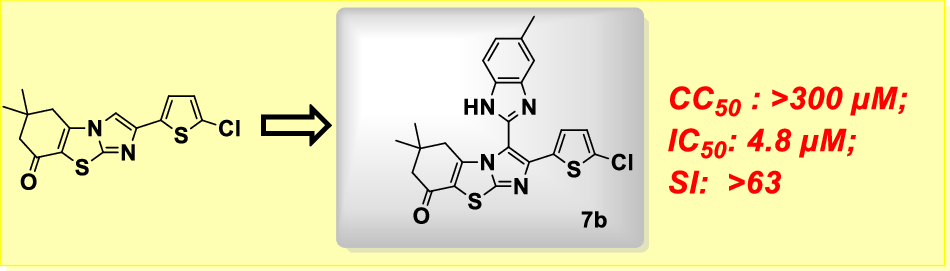 Design and synthesis of benzo[d]imidazo-6,7-dihydrobenzo[d] imidazo[2,1-b]thiazol-8(5H)-ones as potent anti-infective agents