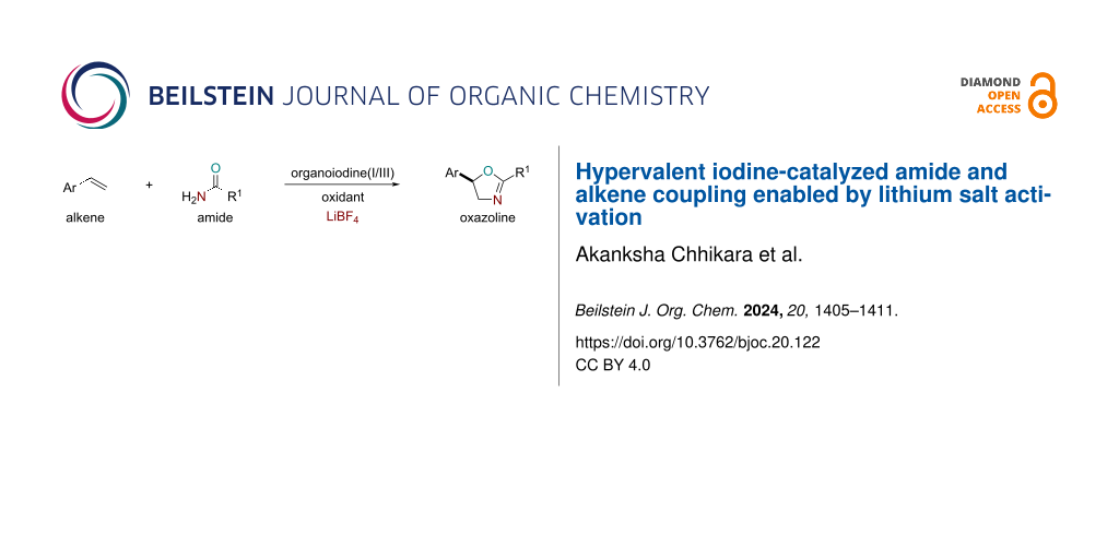 Hypervalent iodine-catalyzed amide and alkene coupling enabled by lithium salt activation