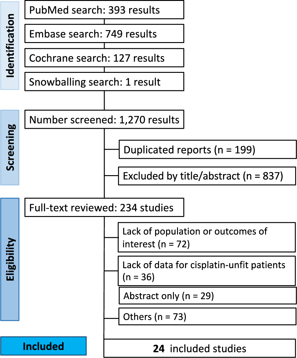 Treatment options for cisplatin-ineligible patients with locally advanced head and neck squamous cell carcinoma: a systematic review