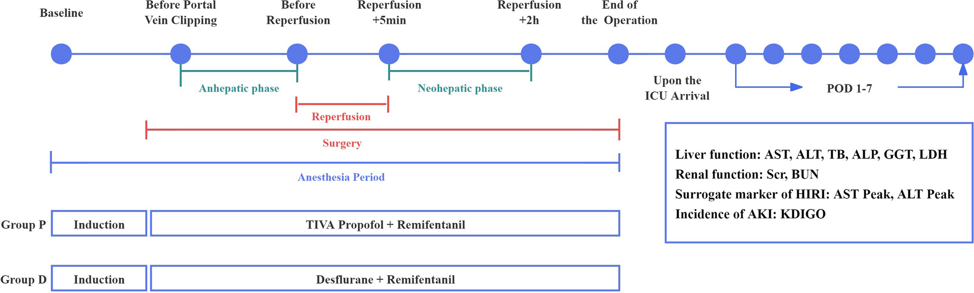 Impact of propofol versus desflurane anesthesia on postoperative hepatic and renal functions in infants with living-related liver transplantation: a randomized controlled trial