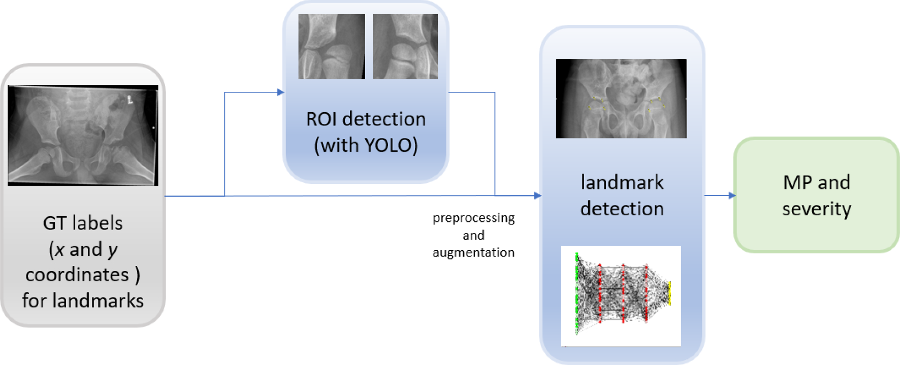 An automated framework for pediatric hip surveillance and severity assessment using radiographs