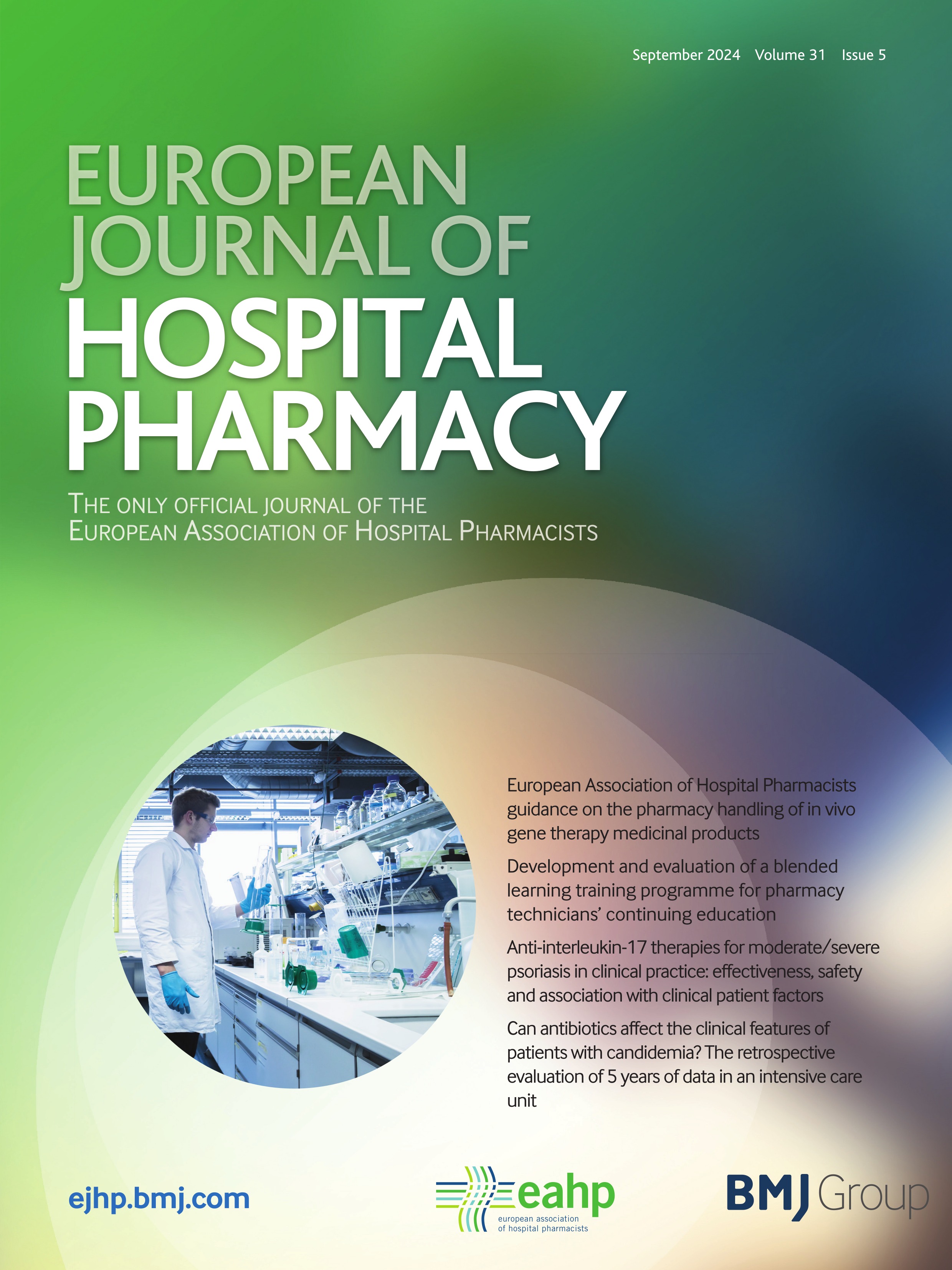 Game-based training to promote handwashing, handrub and gloving for hospital pharmacy operators