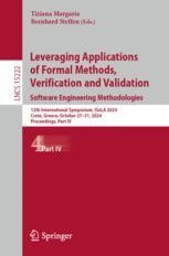 Leveraging Applications of Formal Methods, Verification and Validation. Software Engineering Methodologies