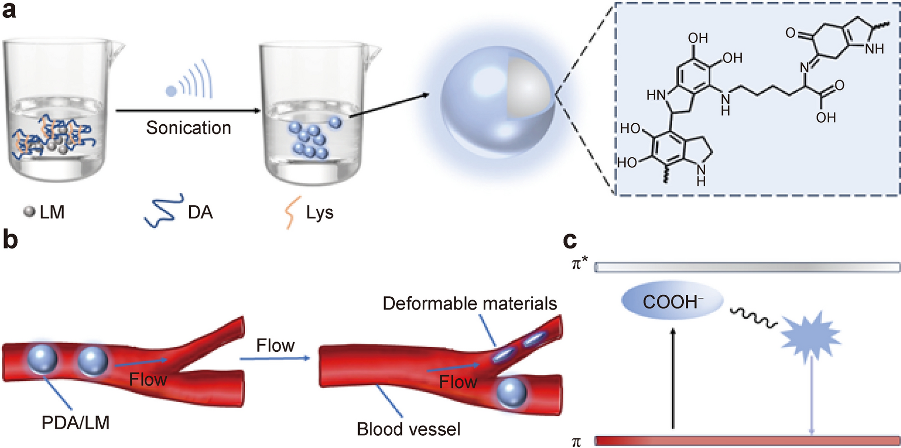 Polydopamine (PDA) Functionalized Eutectic Gallium–Indium (EGaIn) Nanoparticles as a Distortable Fluorescent Sensor for Pb2+ Detection