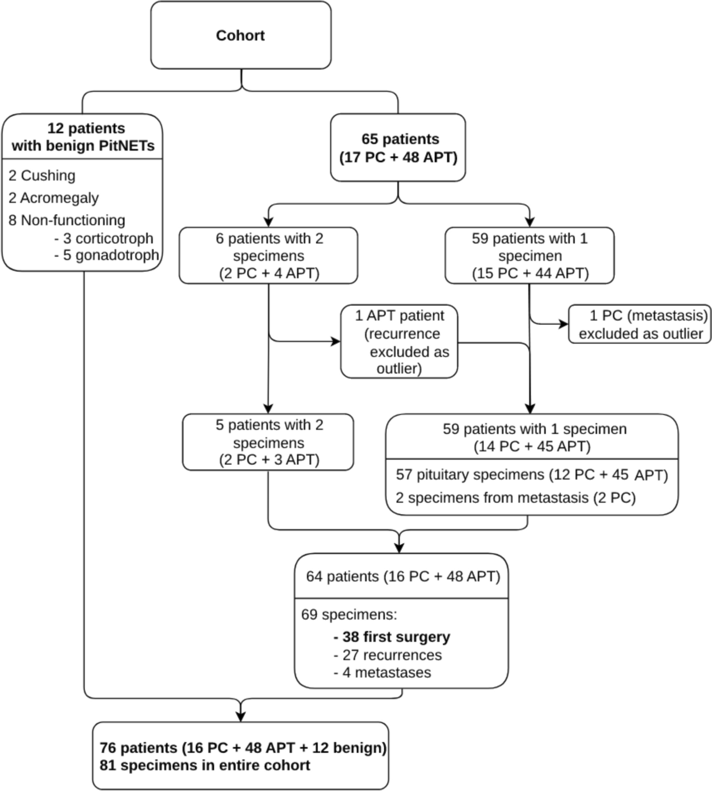 Genome-wide methylation profiling differentiates benign from aggressive and metastatic pituitary neuroendocrine tumors