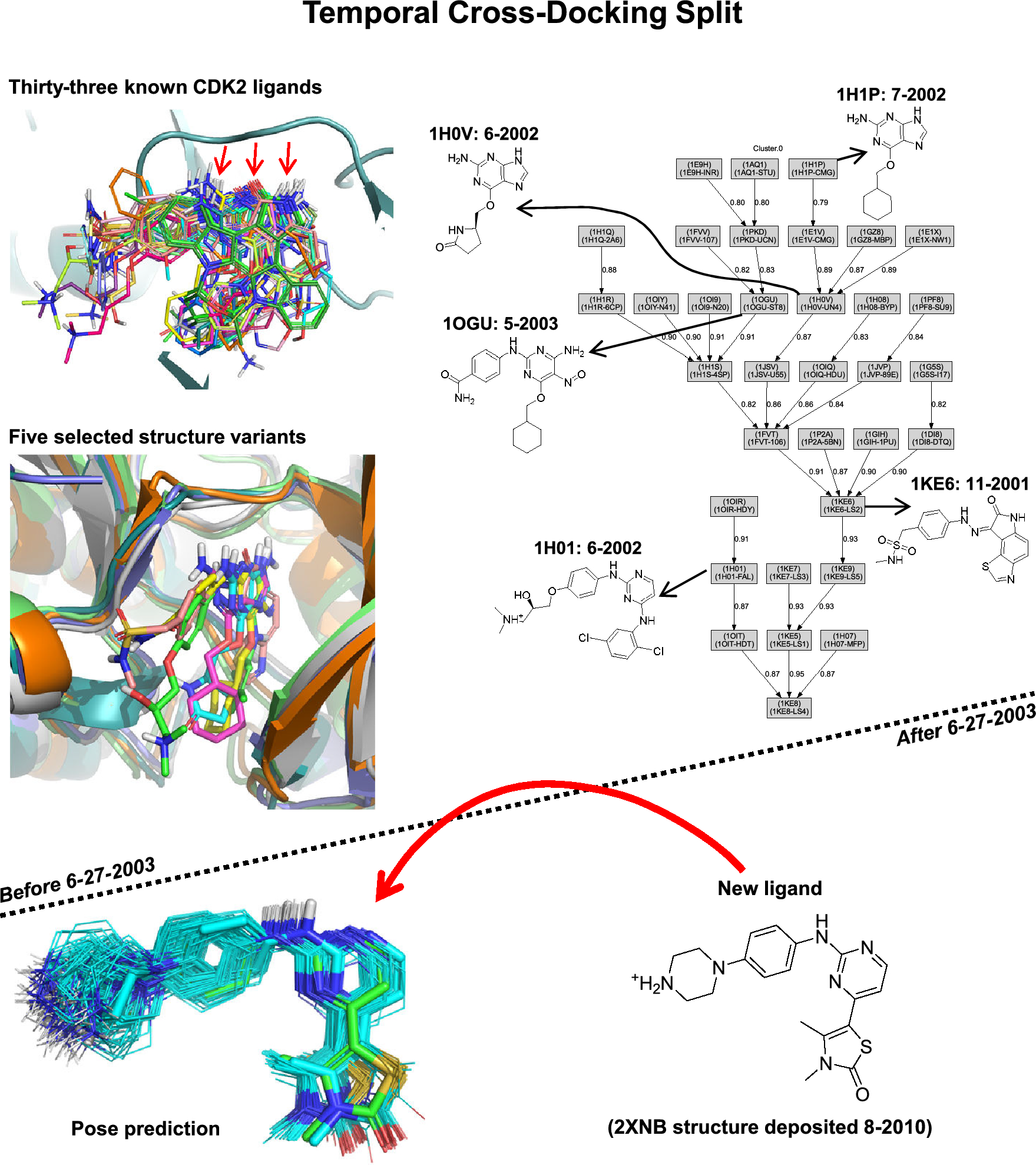 Structure-based pose prediction: Non-cognate docking extended to macrocyclic ligands