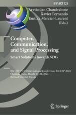 Computer, Communication, and Signal Processing. Smart Solutions Towards SDG