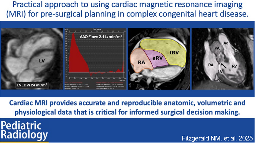 Practical approach to using cardiac magnetic resonance imaging for pre-surgical planning in complex paediatric congenital heart disease