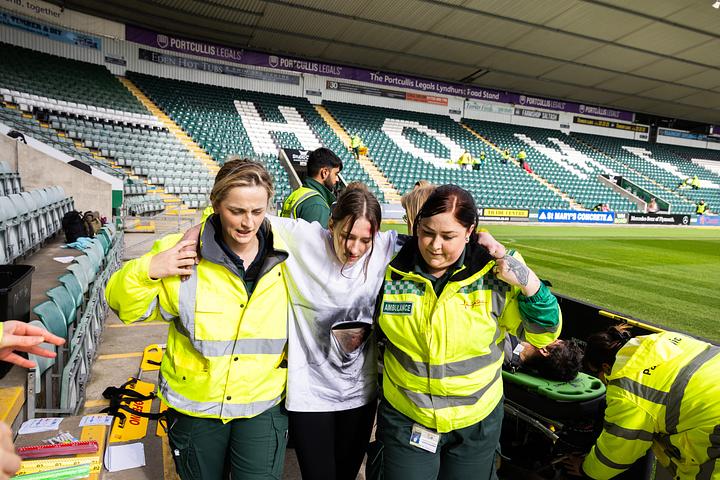 Paramedics of the future test their skills in simulated terror attack
