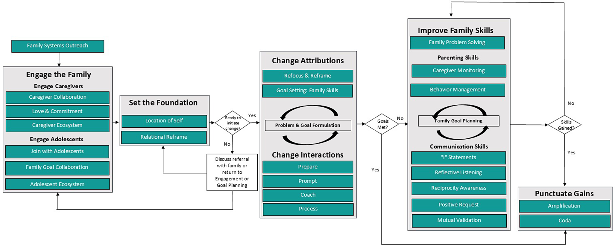 Core Practices in Systemic Family Therapy for Adolescent Behavior Problems: A Comprehensive Modular Pathway