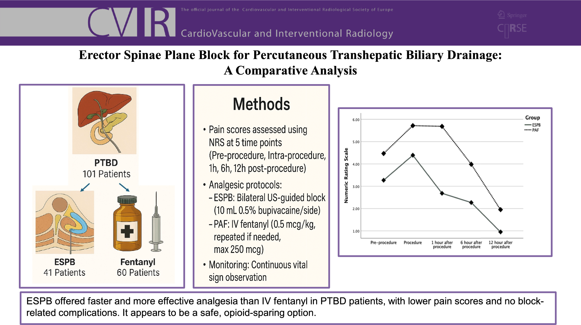 Erector Spinae Plane Block for Percutaneous Transhepatic Biliary Drainage: A Comparative Analysis