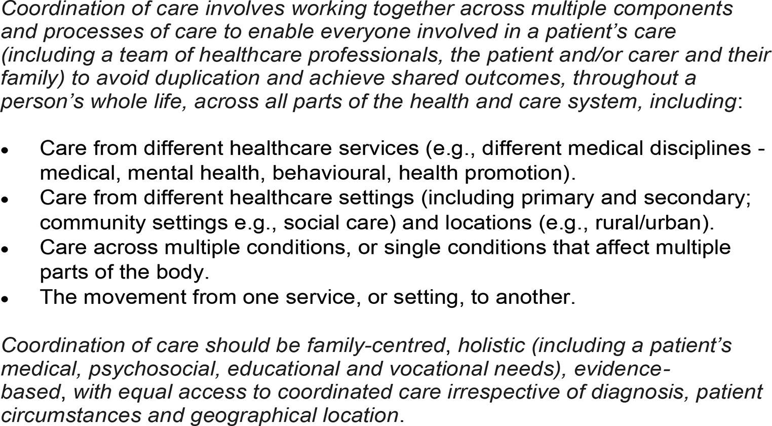Enhancing care coordination for neurofibromatosis type 1 in primary care: insights and applications for rare diseases