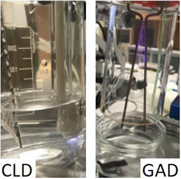 The study of plasma effects on quinine solutions