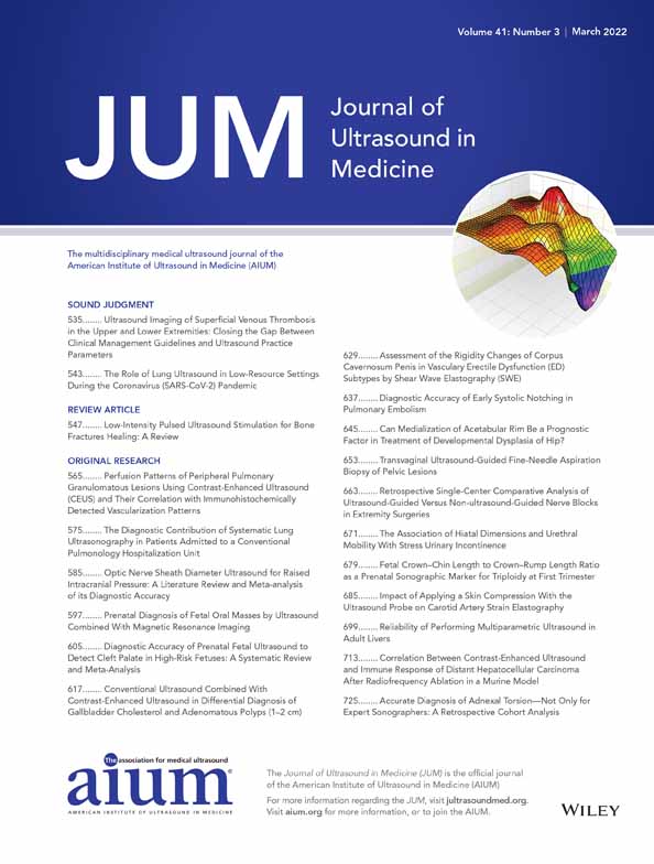 Perfusion Patterns of Peripheral Pulmonary Granulomatous Lesions Using Contrast‐Enhanced Ultrasound (CEUS) and Their Correlation with Immunohistochemically Detected Vascularization Patterns