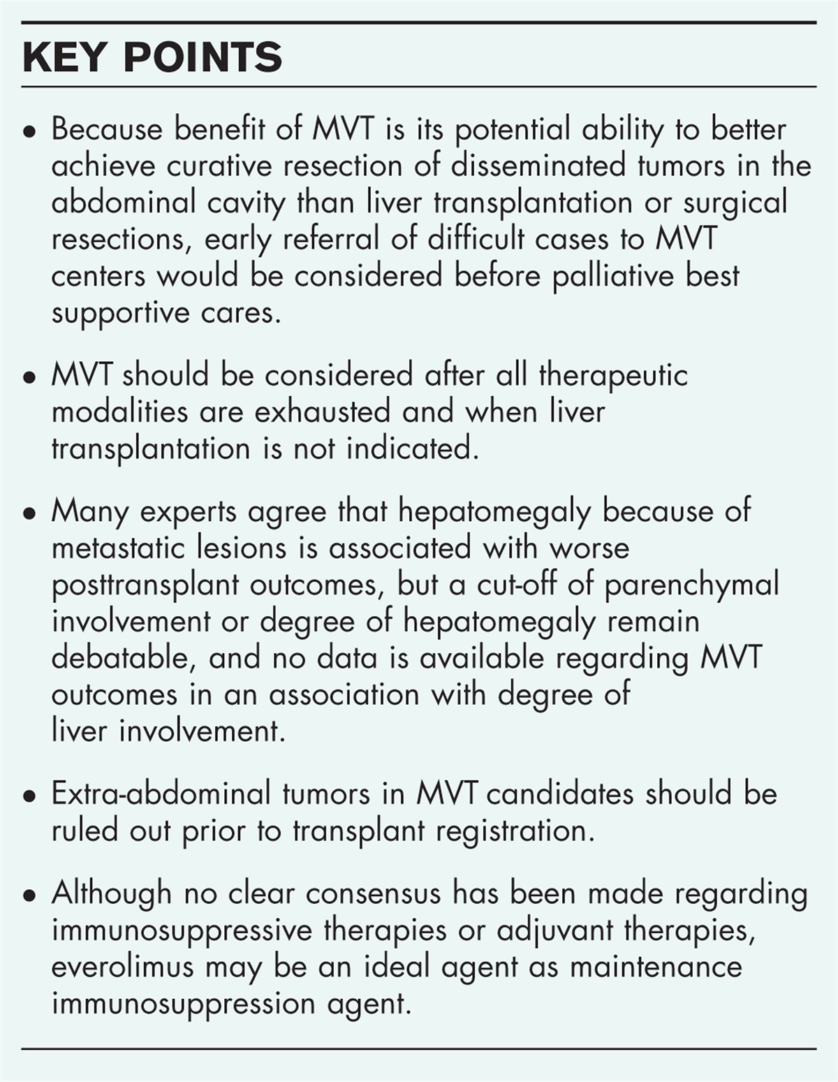 Transplant oncology: multivisceral transplantation for neuroendocrine tumor and liver metastasis