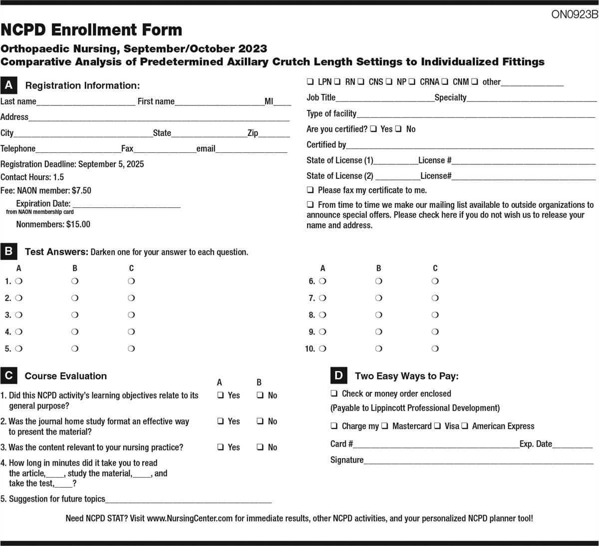 NCPD Tests: Comparative Analysis of Predetermined Axillary Crutch Length Settings to Individualized Fittings