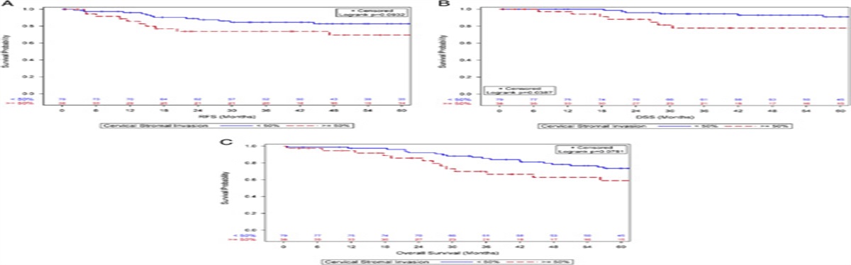 The Prognostic Significance of the Depth of Cervical Stromal Invasion in Women With FIGO Stage II Uterine Endometrioid Carcinoma