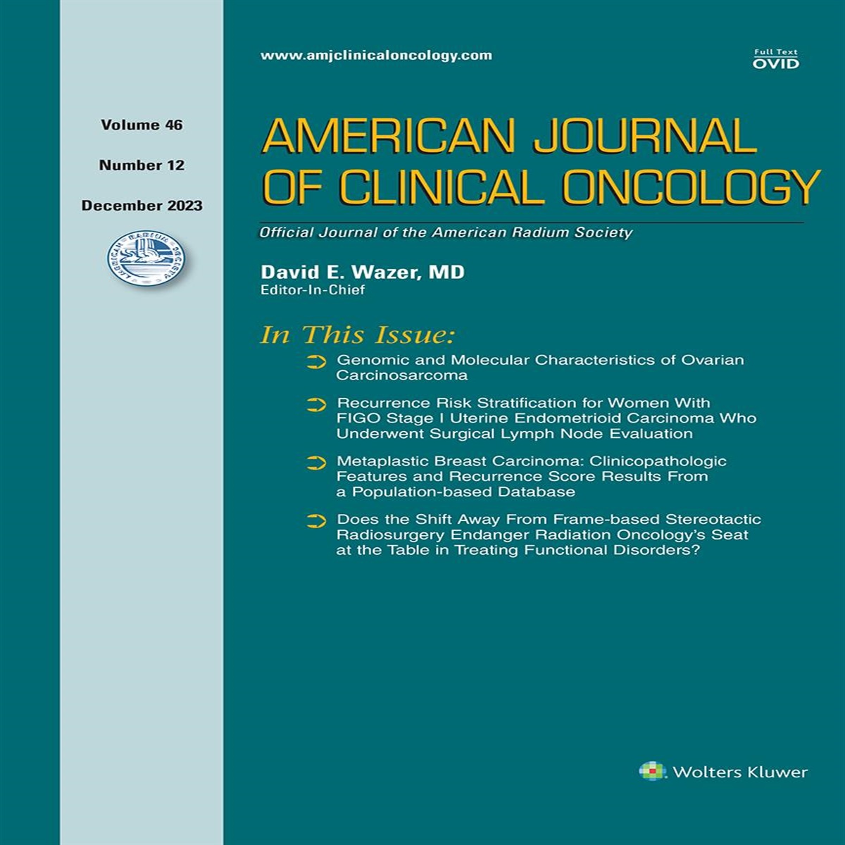 Does the Shift Away From Frame-based Stereotactic Radiosurgery Endanger Radiation Oncology’s Seat at the Table in Treating Functional Disorders?